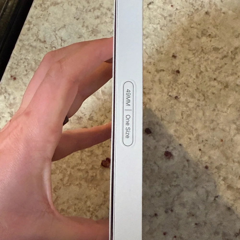 Apple Watch Band 49mm: Anchor Blue Black Titanium Ocean Band - Picture 4 of 6